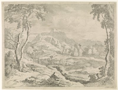 Landskap med Shepherds Landscapes etter Gaspar Poussin (serietittel) av Johannes Glauber