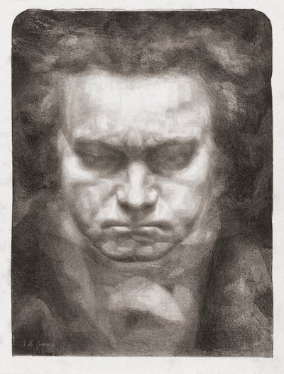 Ludwig van Beethoven, portrett av Johannes Hendricus Fekkes
