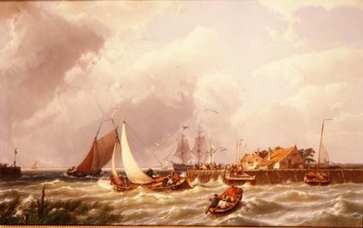 Havnemunningen av Johannes Hermann Barend Koekkoek
