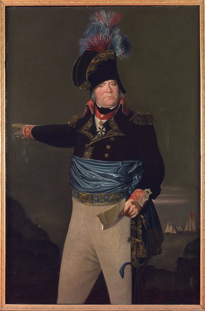 Portrett av general Pierre-Jacques (Pierre Jacques) Osten (1759-1814), av Koekkoek, Johannes Hermanus (1778-1851). Olje på lerret. Mål: 155x102 cm. Privat samling av Johannes Hermanus Koekkoek