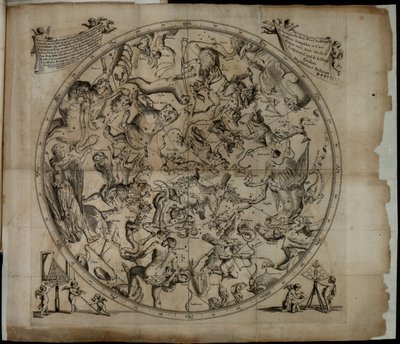 Tabell over stjernebildet på den nordlige halvkule Firmamentum Sobiescianumsive Uranographia av Johannes Hevelius