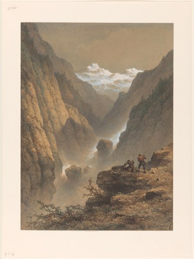 fjellandskap av Johannes Hilverdink