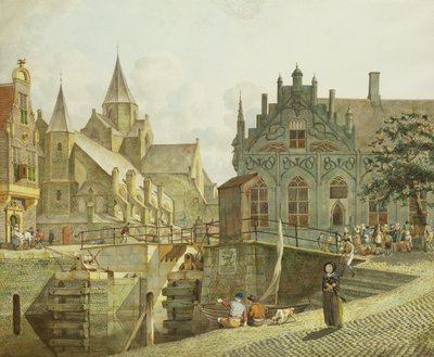 Kanalslusen, 1797 av Johannes Huibert Prins