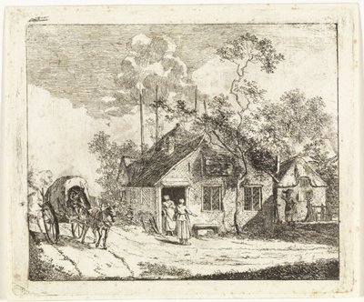 To hus på en vei av Johannes Huibert Prins