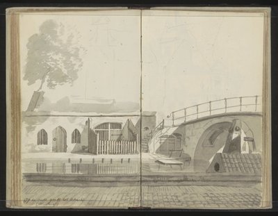 Weesbrug over Oudegracht i Utrecht av Johannes Huibert Prins