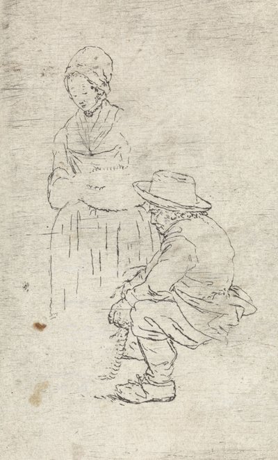 Bonde og bondekone av Johannes Janson (possibly)