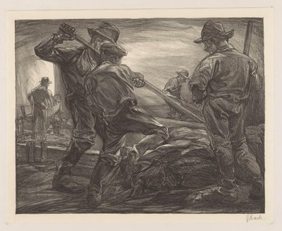 dikearbeidere av Johannes Josephus Aarts (signed by artist)