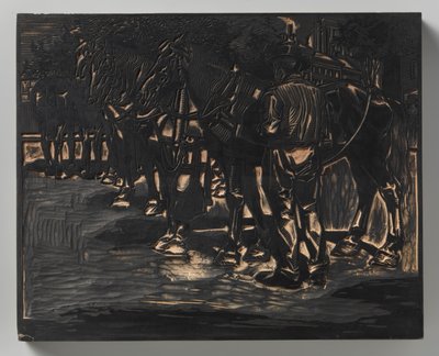 En mann med hester av Johannes Josephus Aarts