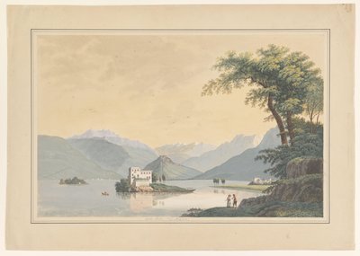 Utsikt over Isola Madre i Lago Maggiore av Johannes Josephus Aarts