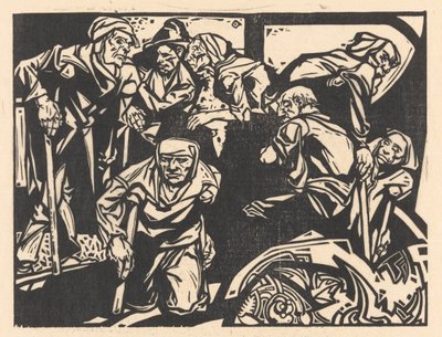 Menn med krykker av Johannes Josephus Aarts