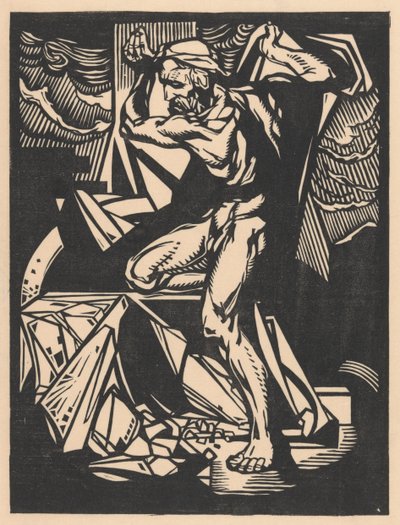 Samson ødelegger templets søyler av Johannes Josephus Aarts