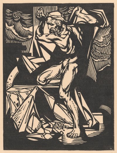 Samson ødelegger templets søyler av Johannes Josephus Aarts