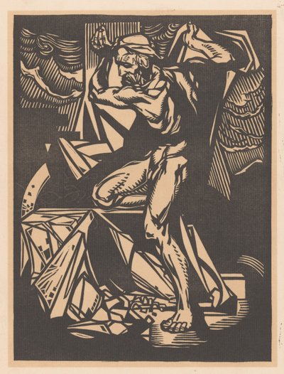 Samson ødelegger templets søyler av Johannes Josephus Aarts