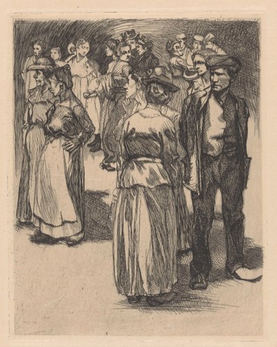 Stående menn og kvinner av Johannes Josephus Aarts