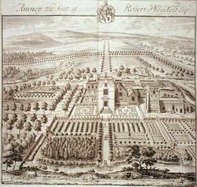Amney, setet til Robert Pleydell, Esq. (gravering) av Johannes Kip