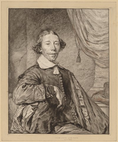 Portrett av en sittende mann, 1771. av Johannes Kornlein