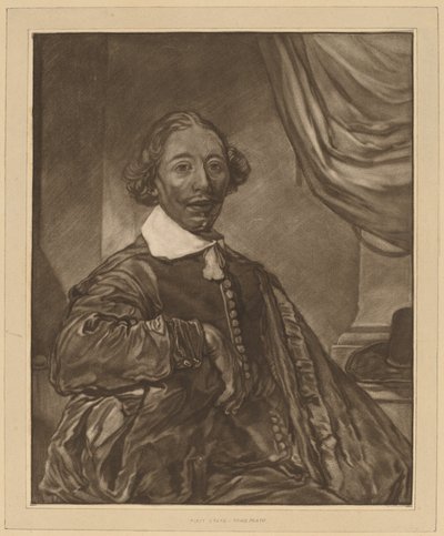 Portrett av en sittende mann, 1771. av Johannes Kornlein