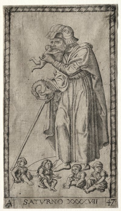 Saturn, 1547. av Johannes Ladenspelder