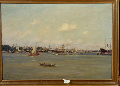 Havn i Rotterdam av Johannes Martin Grimelund