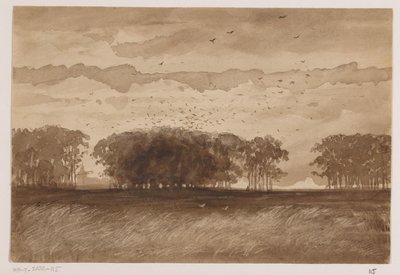 Rookery i Nord-Brabant av Johannes Tavenraat (signed by artist)