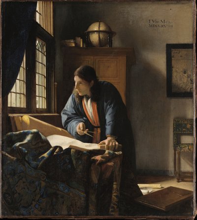 Der Geograph av Johannes Vermeer