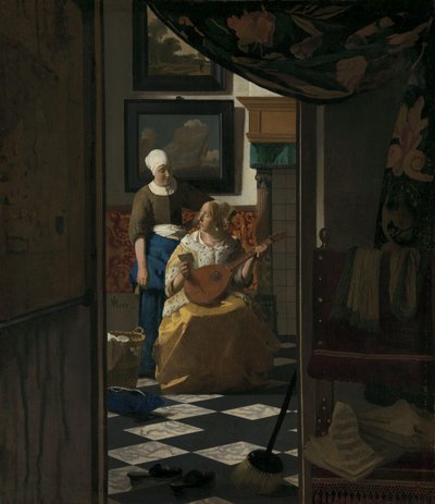 Kjærlighetsbrevet av Johannes Vermeer