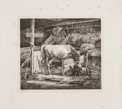 Et fjøs av Johannes Wilhelm Zillen