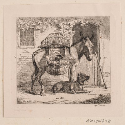Kyllingselgerens esel av Johannes Wilhelm Zillen