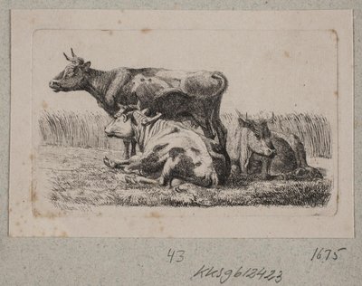 Tre kyr av Johannes Wilhelm Zillen