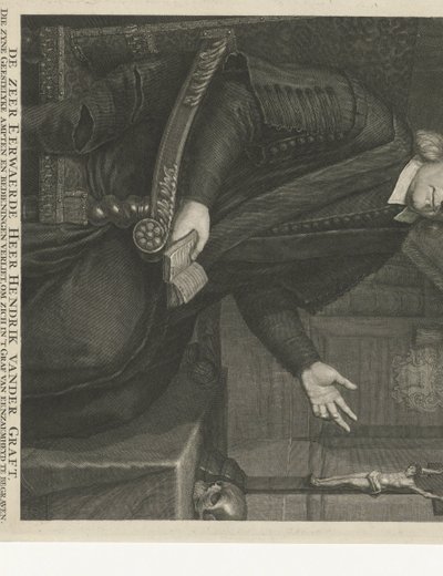 Portrett av Hendrik van der Graft av Johannes Willemsz. Munnickhuysen