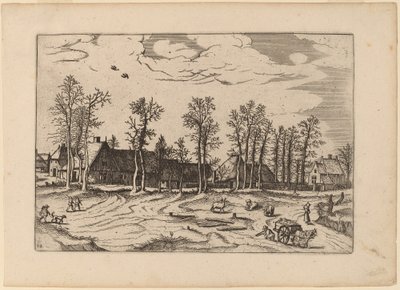 Gårder av Johannes and Lucas van Doetechum after Master of the Small Landscapes