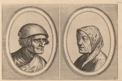 "Polite Goossen" og "Prijne Lecker-tants" av Johannes and Lucas van Doetechum after Pieter Bruegel the Elder