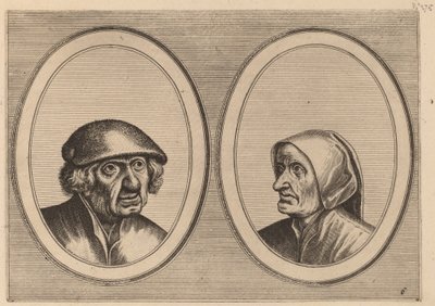 "Dirck Domp" og "Zeedighe Kniertje" av Johannes and Lucas van Doetechum after Pieter Bruegel the Elder