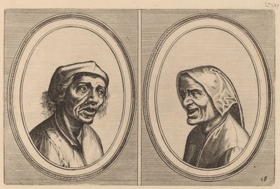 "Goe Geurtjen" og "Kribbighe Babbe" av Johannes and Lucas van Doetechum after Pieter Bruegel the Elder