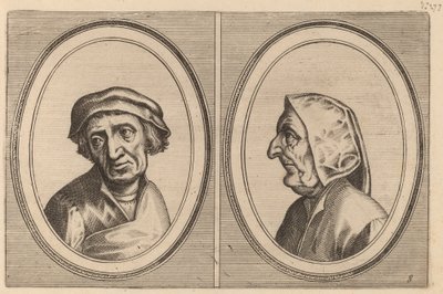 "Goelijeke Floor" og "Kinne Snavels" av Johannes and Lucas van Doetechum after Pieter Bruegel the Elder