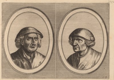 "Hans Onvertsaeght" og "Koen Slock-speck" av Johannes and Lucas van Doetechum after Pieter Bruegel the Elder