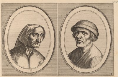 "Maey Veeghde-pot" og "Pannetje Vet" av Johannes and Lucas van Doetechum after Pieter Bruegel the Elder