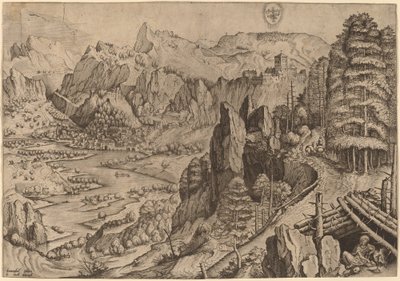 Den angrende Magdalena av Johannes and Lucas van Doetechum after Pieter Bruegel the Elder
