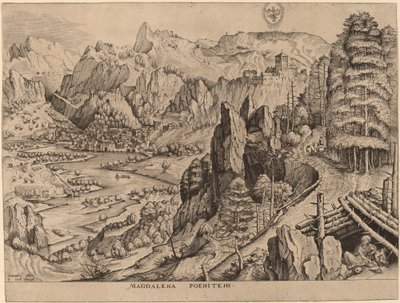 Den angrende Magdalena av Johannes and Lucas van Doetechum after Pieter Bruegel the Elder