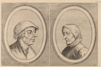 "Mondighe Melis" og "Smeerighe Els" av Johannes and Lucas van Doetechum after Pieter Bruegel the Elder