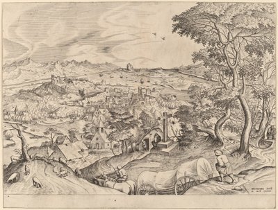 Den belgiske vognen av Johannes and Lucas van Doetechum after Pieter Bruegel the Elder