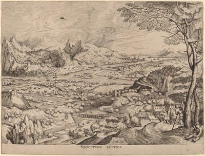 Rustikke bekymringer av Johannes and Lucas van Doetechum after Pieter Bruegel the Elder