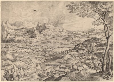 Rustikke bekymringer av Johannes and Lucas van Doetechum after Pieter Bruegel the Elder