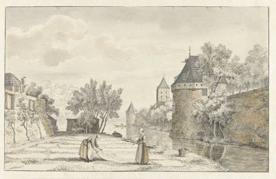 Utsikt over Plompetoren i Utrecht av Johannes de Bosch