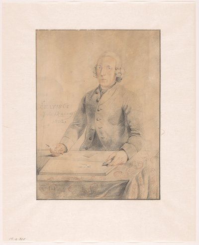 Portrett av Pieter Pickée av Johannes de Koning (signed by artist)