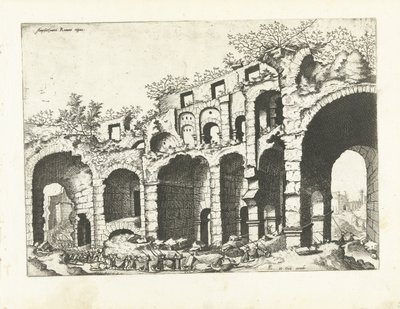 Gezicht op een amfitheater waarschijnlijk het Colosseum Romeinse ruïnes, 1561 (series title)   1365294   no       norwegian Successfully Translated  Original: Fruitstilleven Translat: Fruitstilleven 1386197 no norwegian Successfully Translated Original: La av Johannes of Lucas van Doetechum (attributed to)