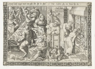 Det fete kjøkkenet av Johannes of Lucas van Doetechum