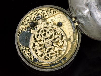 Verge klokke. Haag, ca. 1695 (metall) (se også 259582-83) av Johannes van Ceulen