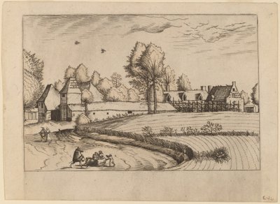 Landhus av Johannes van Doetechum, the Elder and Lucas