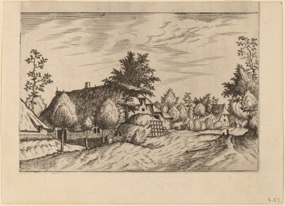 Landsbygate av Johannes van Doetechum, the Elder and Lucas